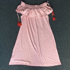 NWT Off the Shoulder Spring Striped Dress